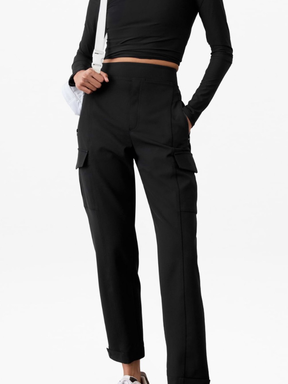 Athleta Women’s Endless High Rise Cargo Pant Size 10 Tall Length